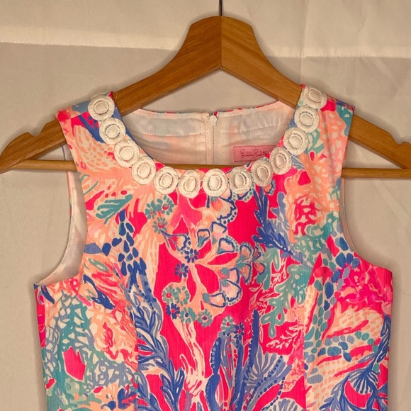 LILLY PULITZER HOT PINK DRESS - Picture 2 of 4